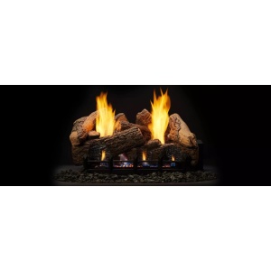 Berkley Oak Ceramic Fiber Vent Free Gas Log Set